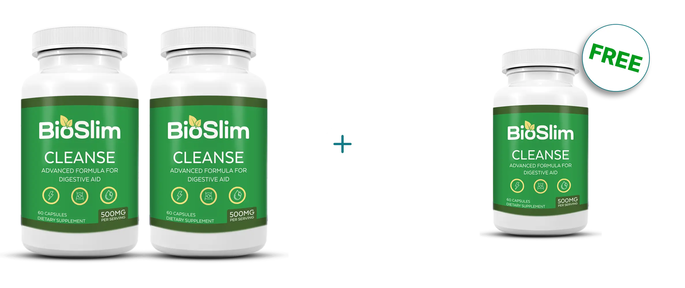 3 Bottles of BioSlim - Complete Phase 1 Supply